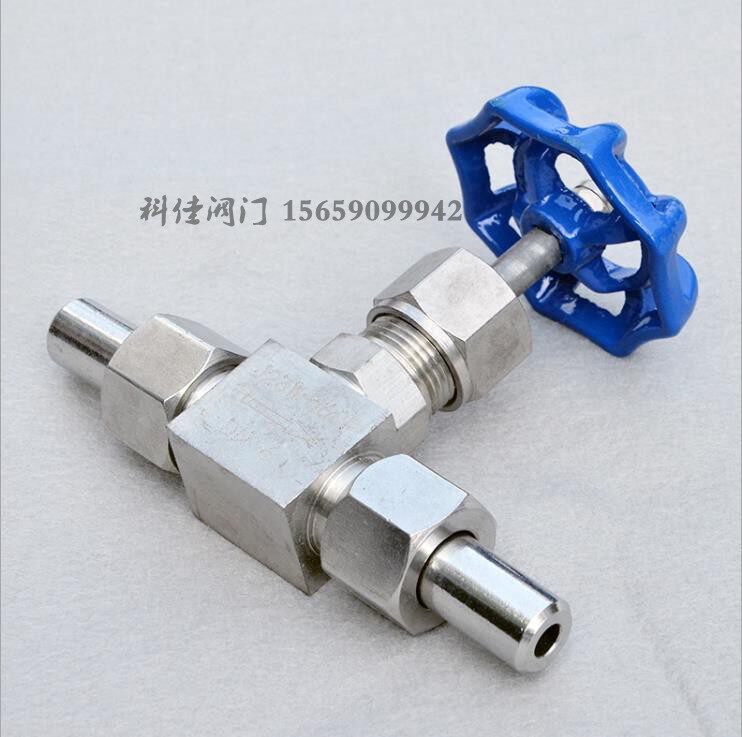 304不锈钢J21W/J23W-160P针型阀外螺纹活接焊接针型阀截止阀4/6分