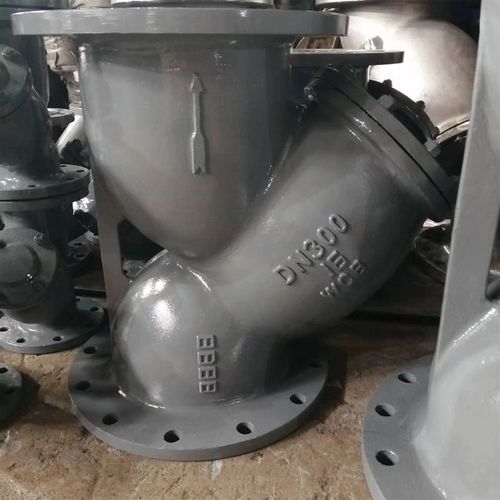 GL41H-16C/25C铸钢法兰Y型过滤器WCB材质管道过滤器除污器DN10080