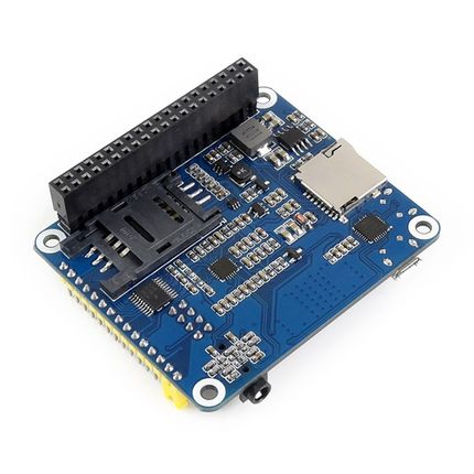 树莓派4B/3B+/Zero W SIM7600CE 4G/3G/2G通信 扩展板 GNSS定位