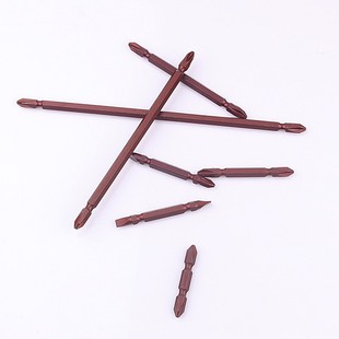 双头十字一字改锥头电钻电动螺丝刀批头强磁性风批加长起子S2PH2