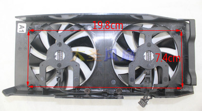 EVGA GTX760/770显卡双风扇PLA09215B12H 12V 0.55A风扇 4线