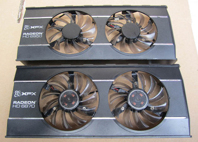 XFX讯景 HD6790 HD6850 6870 6950 旋风 少校 中校 上校 显卡风扇