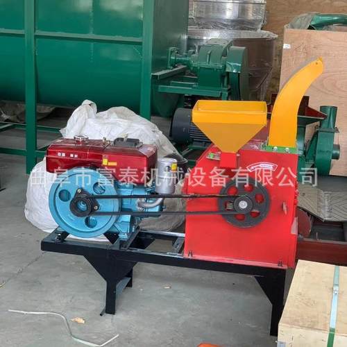 柴油款玉米秸秆油菜秸秆粉碎机花生秧揉搓机树枝树叶粉碎机