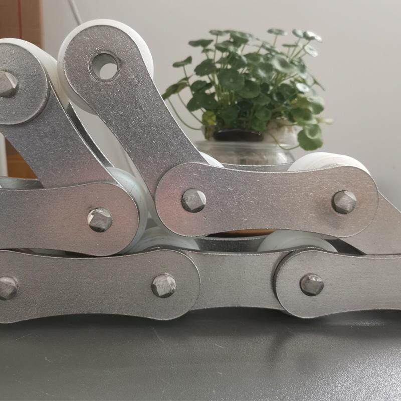 不锈钢直边链条水下链条塑料滚珠耐腐蚀输送机链条