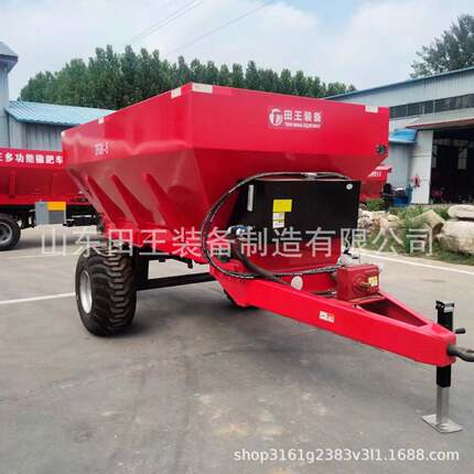 牵引式撒粪车拖拉机带的撒粪机全自动全液压有机撒机报价
