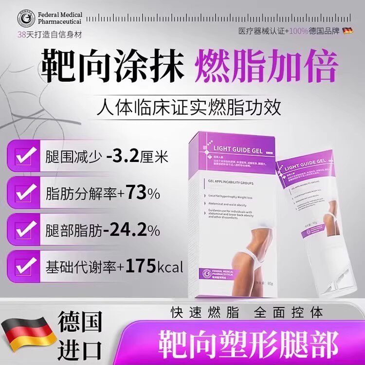 【双12狂欢】医用进口_靶向美腿塑型脂肪肌肉循环纤腿凝胶旗舰店