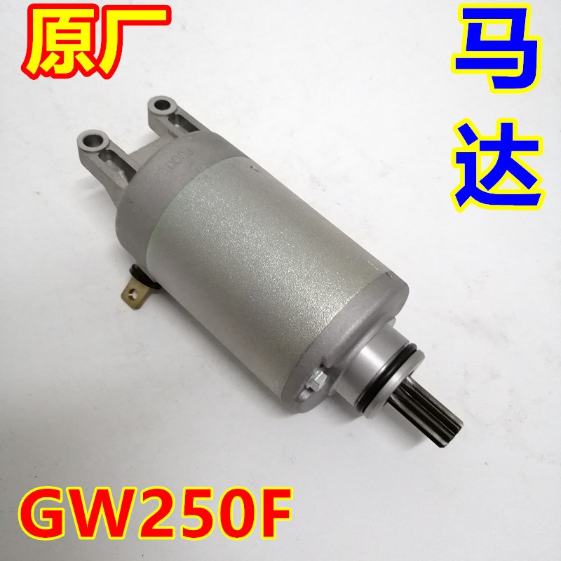 适用摩托车骊驰GW250/S-F/DL250/GSXH250R/大R小R起动电机启动马
