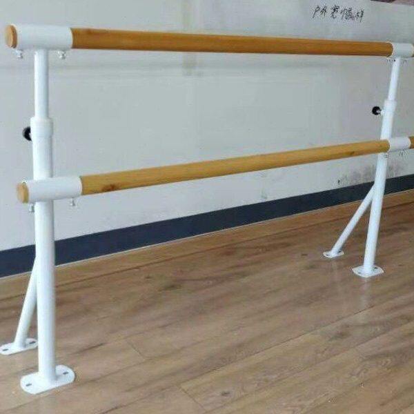 双层舞蹈把杆 水曲柳舞蹈拔杆 舞蹈训练压脚腿扶手用把杆