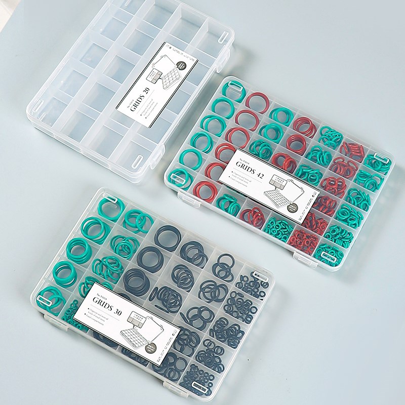 橡胶密封圈收纳盒o型圈o形胶圈丁腈油封密封圈垫圈整W理盒零件盒