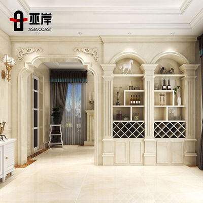 欧式罗马柱石材酒柜m垭口门套包边门框大理石雕花拱形门洞装饰定