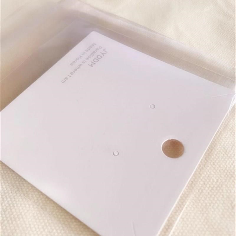 自封袋饰品透明粘口袋OPtP自粘袋可打孔塑料包装袋10丝厚可定制