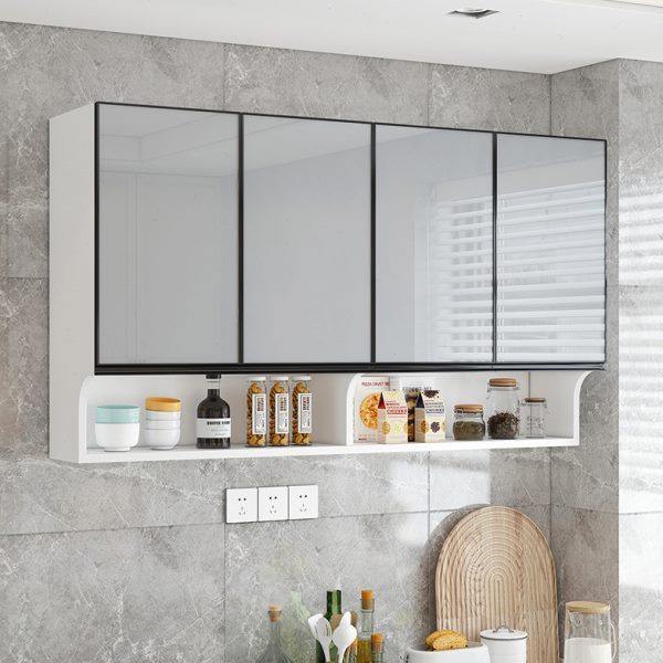 实木厨房吊柜墙壁柜挂墙式储物柜晶刚门圆弧款挂柜置物架阳台顶柜,住宅家具,吊柜/壁柜,淘宝优惠券,粉丝福利购,淘宝优惠卷