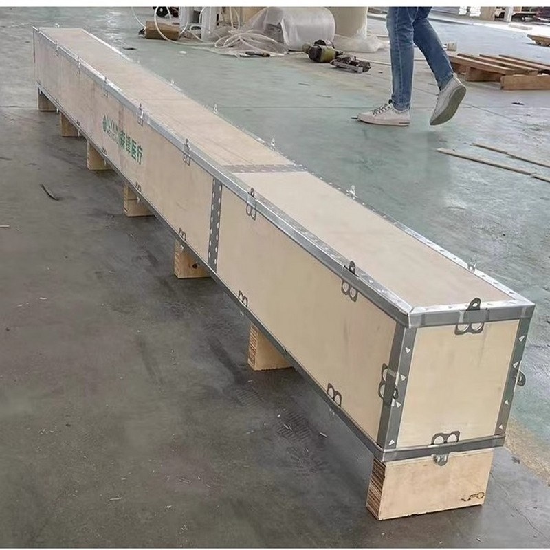 定制出口包装木箱钢带物流包边卡扣组装J设备打包海运输免熏蒸木