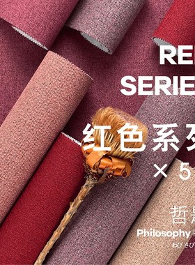 侘寂风复b古红色墙布现代简约轻奢墙纸摩登个性大气背景壁布高级