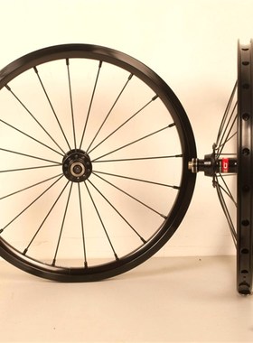 轱辘哥小径折叠16寸305/349轮组74/130 kinlin车圈久W裕花鼓dt辐