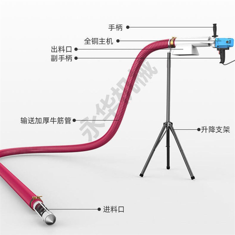 型家用吸粮机22k0v小型便携式车载抽粮机软管吸谷机绞龙上料机
