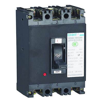 DZ20J系列三极塑料外壳式断路器