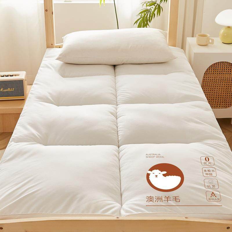 澳洲羊毛床垫加厚学生宿舍床褥冬季保暖家用垫被可折叠软床垫厂家,纺织面料/辅料/配套,纺织机械配件,淘宝优惠券,粉丝福利购,淘宝优惠卷