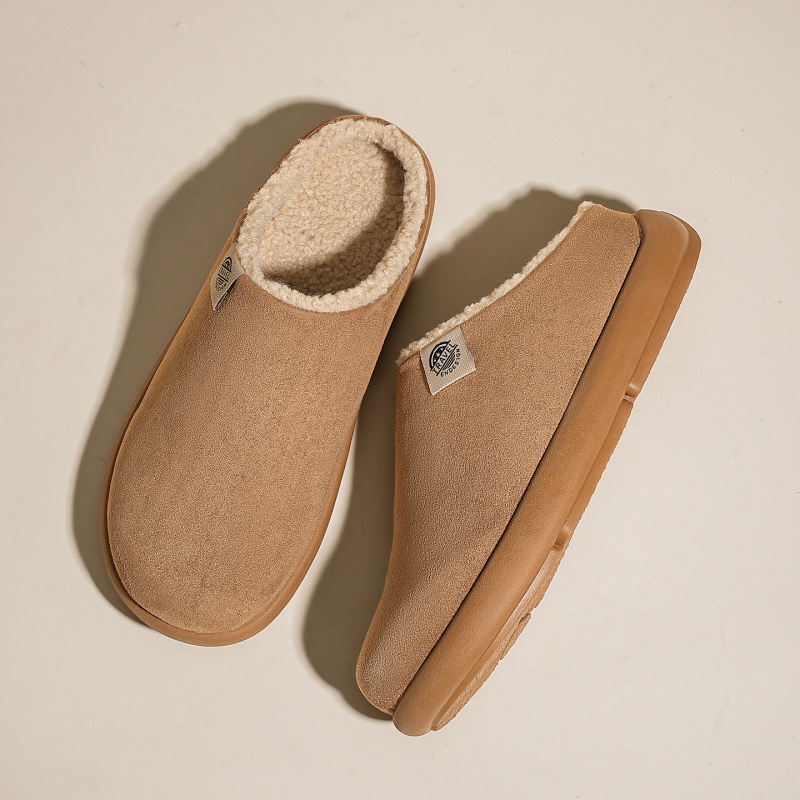 加绒勃肯鞋男鞋冬季保暖一脚蹬