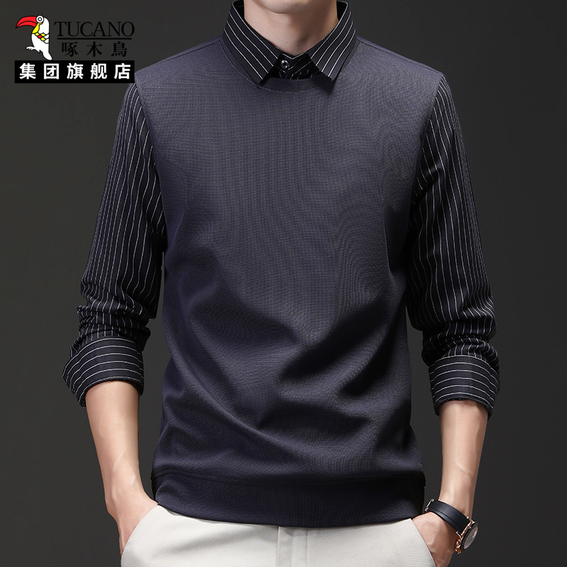 啄木鸟POLO衫男款2025新款