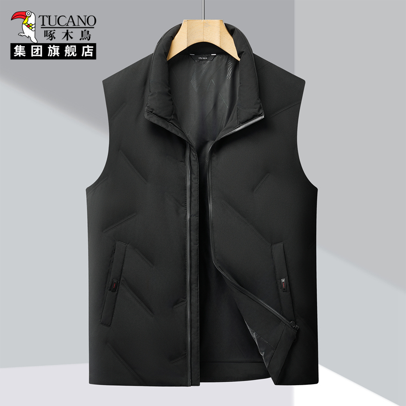 啄木鸟双面穿运动户外马夹多口袋