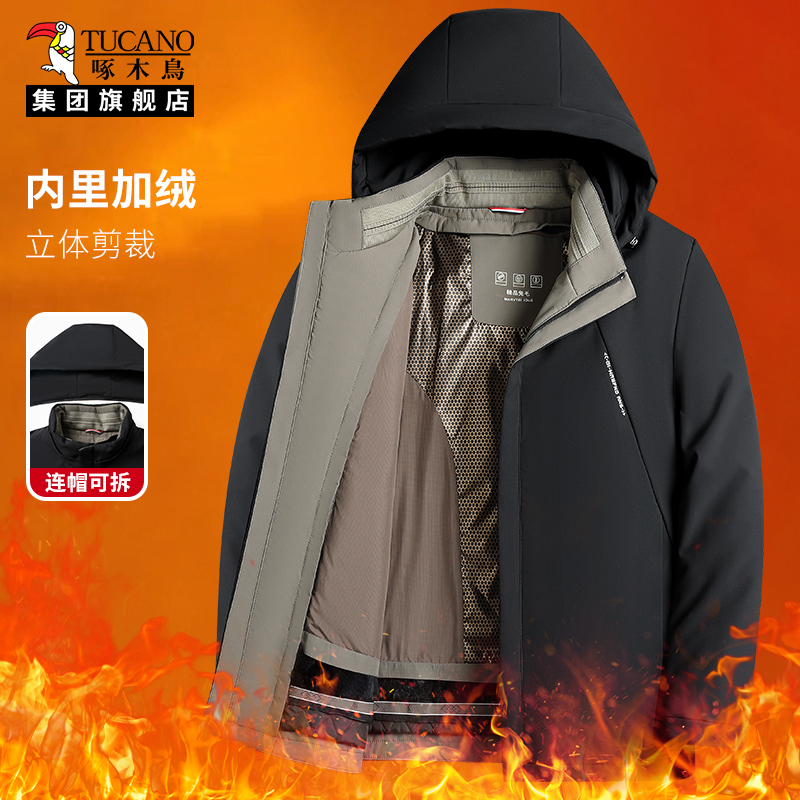 啄木鸟石墨烯+兔毛内胆派克服