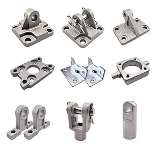 当天发货拉杆气缸安装 底座CA2B固定连接件CMB法兰FA叉型I接头斜耳