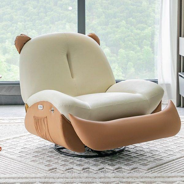 电动单人沙发按摩摇椅小户型奶油风客厅智能休闲懒人沙发可睡可躺,住宅家具,布艺沙发,淘宝优惠券,粉丝福利购,淘宝优惠卷