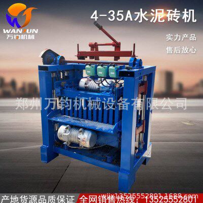 新款自动水泥制砖机农村盖房圈井水泥成型机多功能免烧下蛋砖机