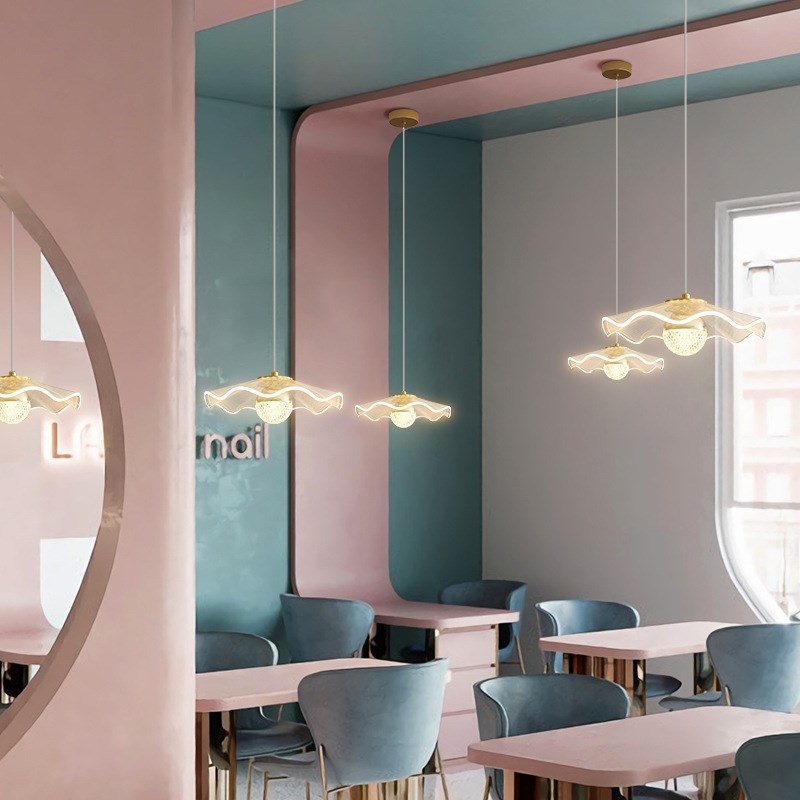 轻奢客厅灯北欧吊灯简约现代家用餐厅灯卧室灯具玄U关入户吸顶灯