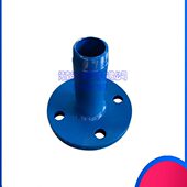 单外丝单盘法兰短接管内丝扣钢制单头无缝接头定制长度耐高温加厚