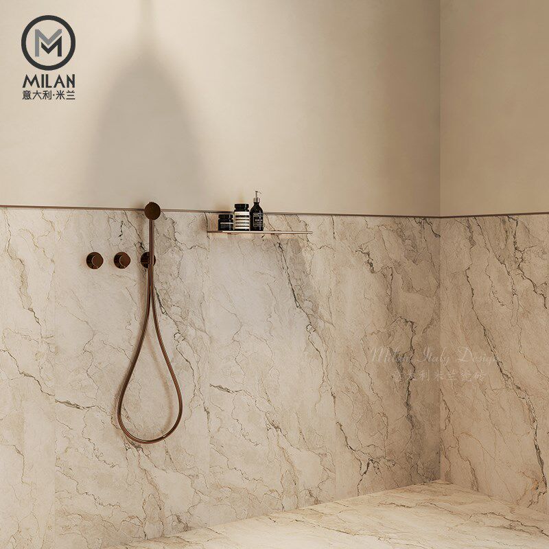 美出天际的大理石瓷砖广东砖60X120柔哑光卫生间T墙砖客厅奢石地