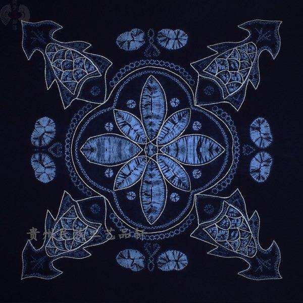 少数民族白族扎染桌布茶几布手工扎染壁挂布民族家居装饰布艺桌布,特色手工艺,白族扎染,淘宝优惠券,粉丝福利购,淘宝优惠卷