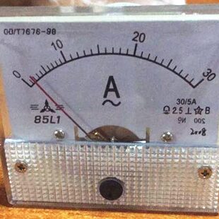 原装85L1 交流电流表 机械指针式仪表表头 30/5A 外形尺寸64X65mm