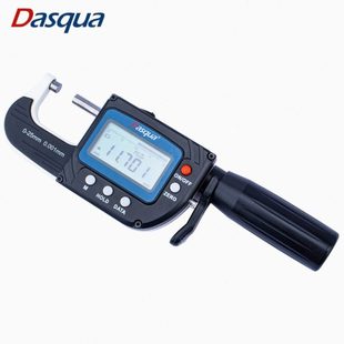 达时科直进式光栅快动千分尺万分尺0.001mm分辨率测微测厚精度