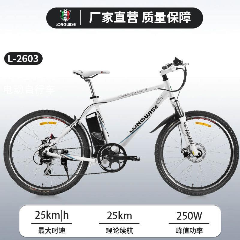 朗汇热销26寸电动助力自行车 经典复古设计电动自行车 山地越野车
