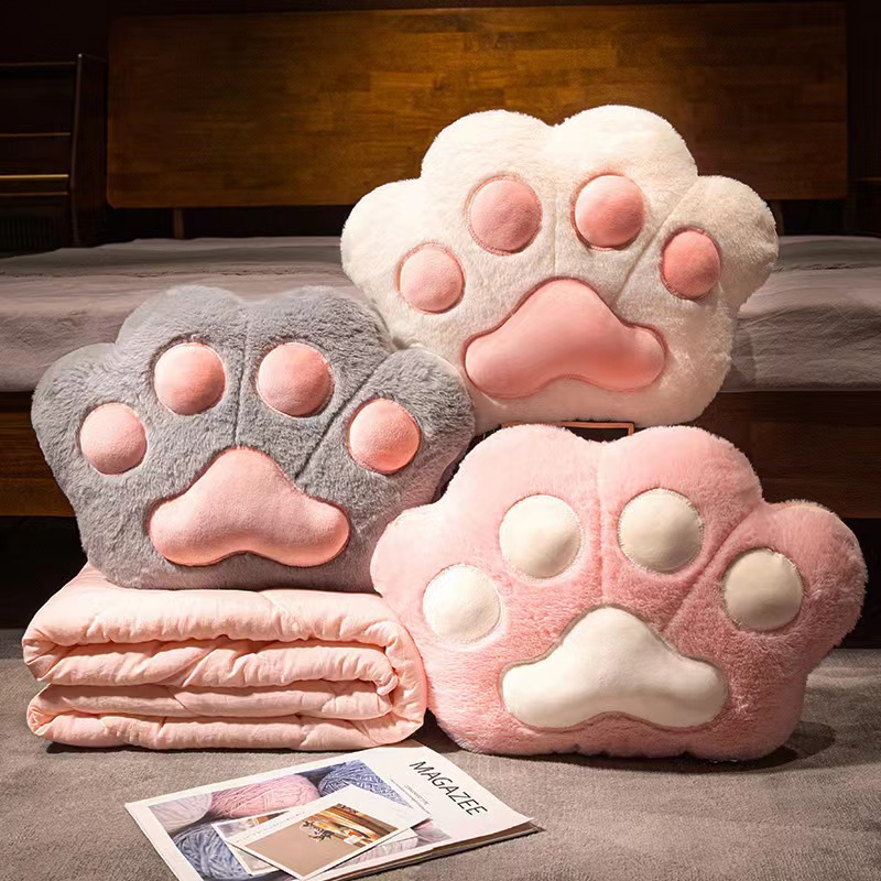 抱枕被子两用加厚办m公室午睡枕头空调毯子二合一午休靠枕车载冬