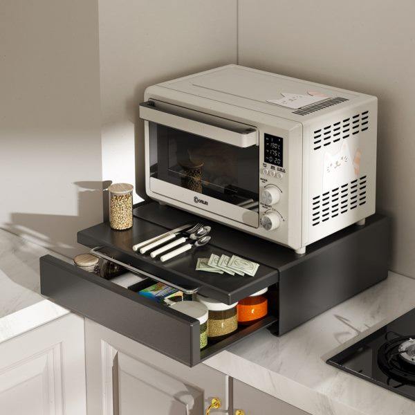 环图厨房微波炉烤箱置物架延伸台面家用双层电饭锅多功能收纳架子,厨房/烹饪用具,微波炉置物架,淘宝优惠券,粉丝福利购,淘宝优惠卷
