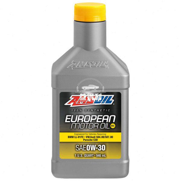 美国进口安索欧规0W30环保型全合成机油EOTQT 德系国六SP 946ML
