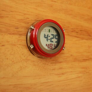 磁吸迷你小电子表金属防水闹钟夜光静音学生儿童计时秒表浴室厨房