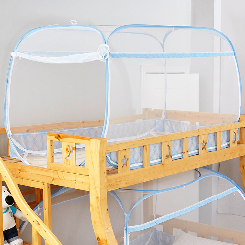 蒙古包蚊帐学生宿舍2022新v款高级家用2021免安装上下铺子母床纹