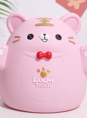 虎年礼品生肖虎存钱罐可存可取儿童储蓄罐老虎储钱罐创意家居摆件