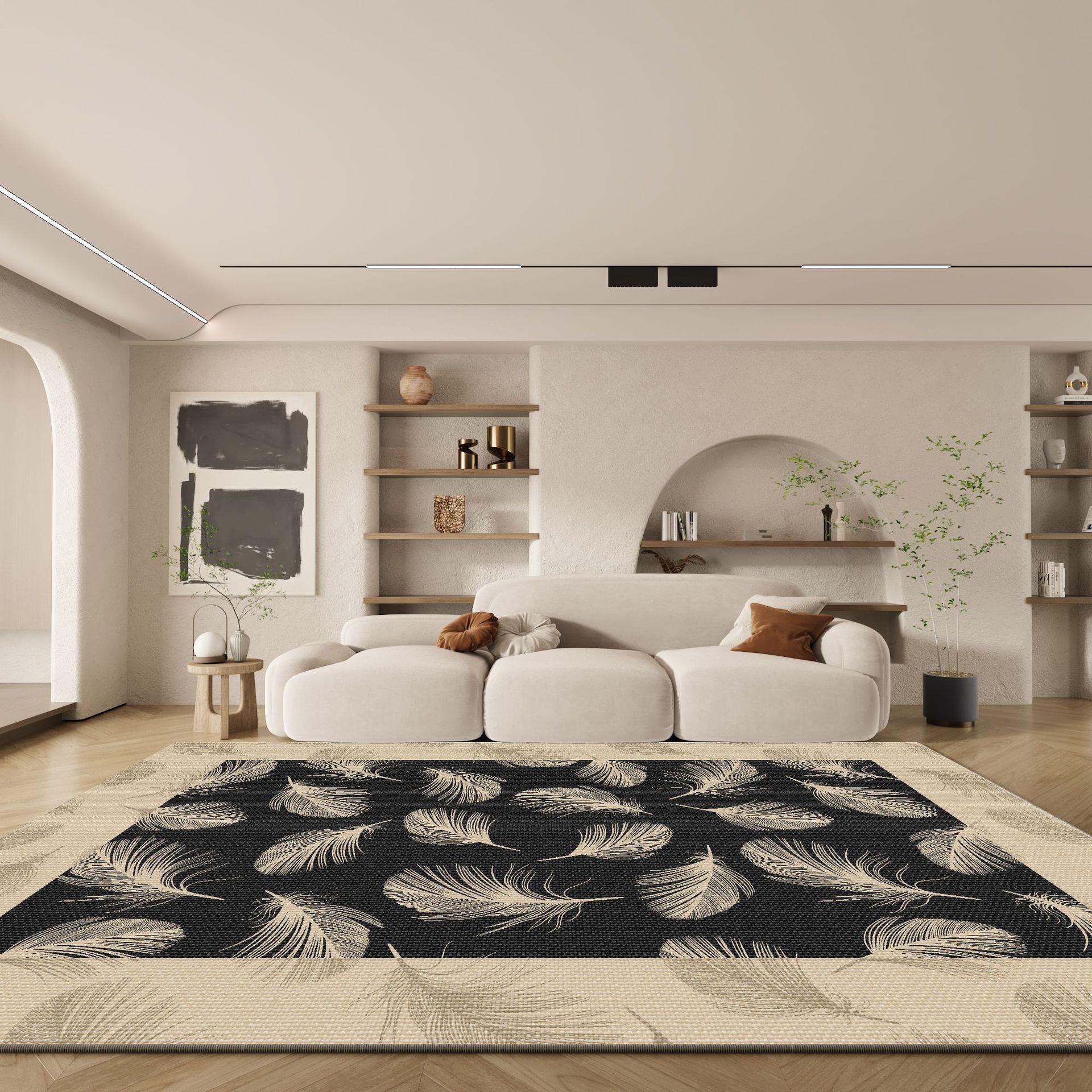 法式复古秘境花园客厅满铺地毯家用卧室茶几沙发耐脏防滑圈绒毯