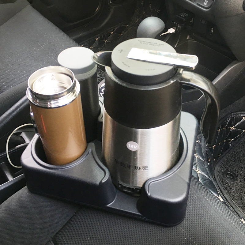 车载水壶水杯e架汽车车用暖壶暖瓶茶杯固定架杯座支架底座货车杯