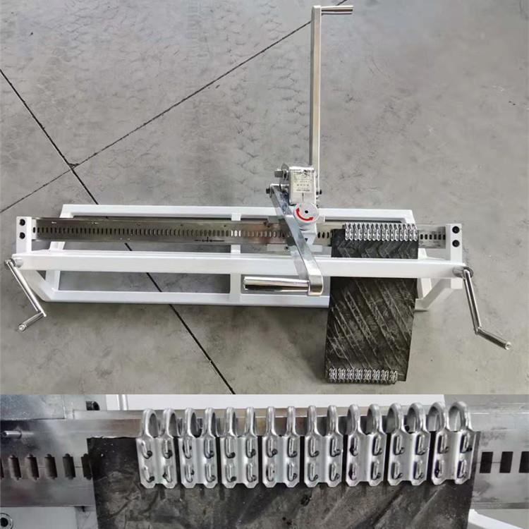 LK1000-1000手拉式钉扣机 1米工业输送带扣打扣机KJ1000型订扣机