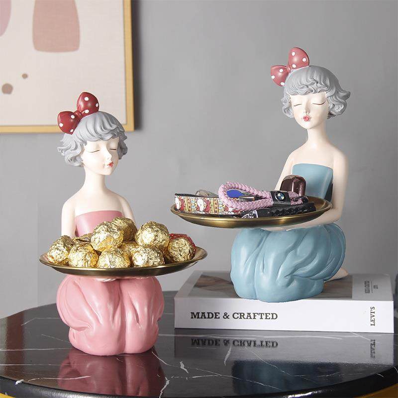 北欧创意玄关放钥匙收纳盒树脂工艺品入户进门鞋柜托盘摆件装饰品,家居饰品,香薰托盘,淘宝优惠券,粉丝福利购,淘宝优惠卷