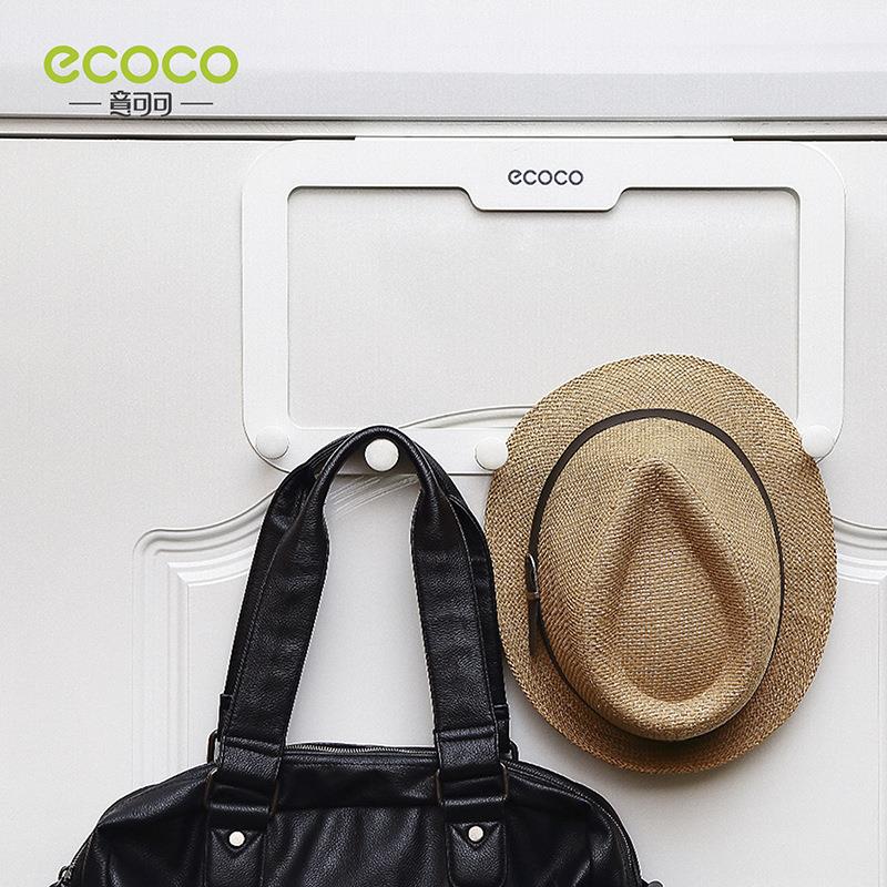 无痕免钉衣帽挂架挂衣钩门背式挂钩六连钩 创意简约门后挂钩