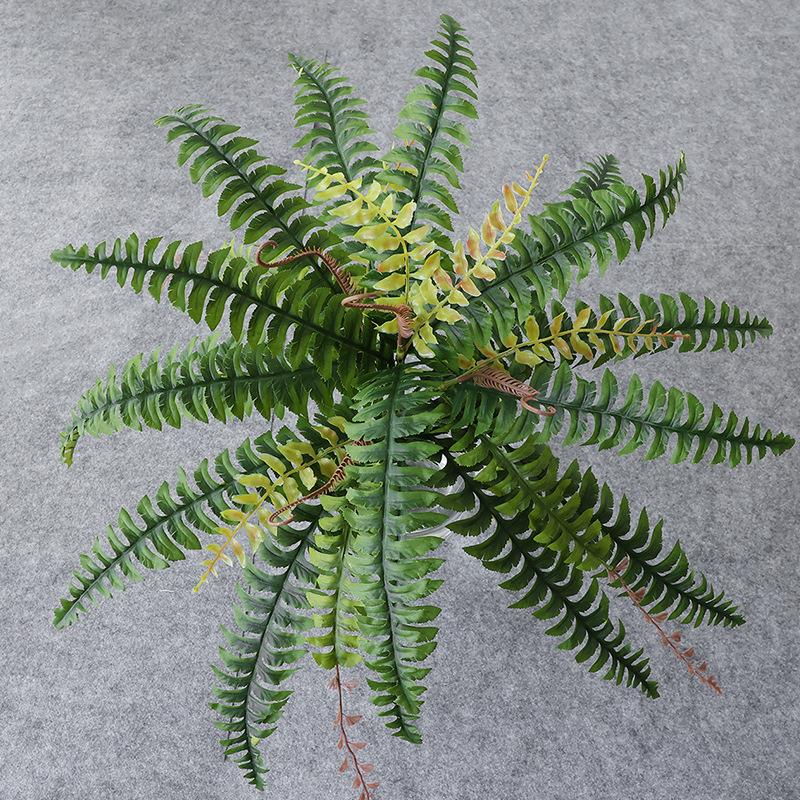 仿真植物墙配饰绿植墙配件背景墙绢布大蕨草大波斯草