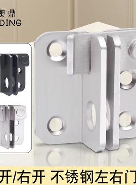 黑色不锈钢插销门扣 搭扣防盗门扣移门锁左右开挂锁门栓 拷锁扣
