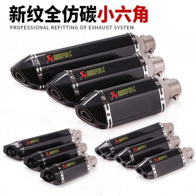 黄龙600小忍者250永源350R3R25GSX250摩托机车改装后段尾喉排气管